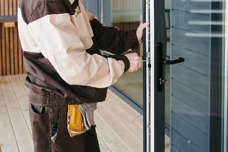 Cleaning And Polishing Glass Door Installation in Golden Gate, FL
